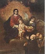 MURILLO, Bartolome Esteban The Infant Jesus Distributing Bread to Pilgrims sg china oil painting reproduction